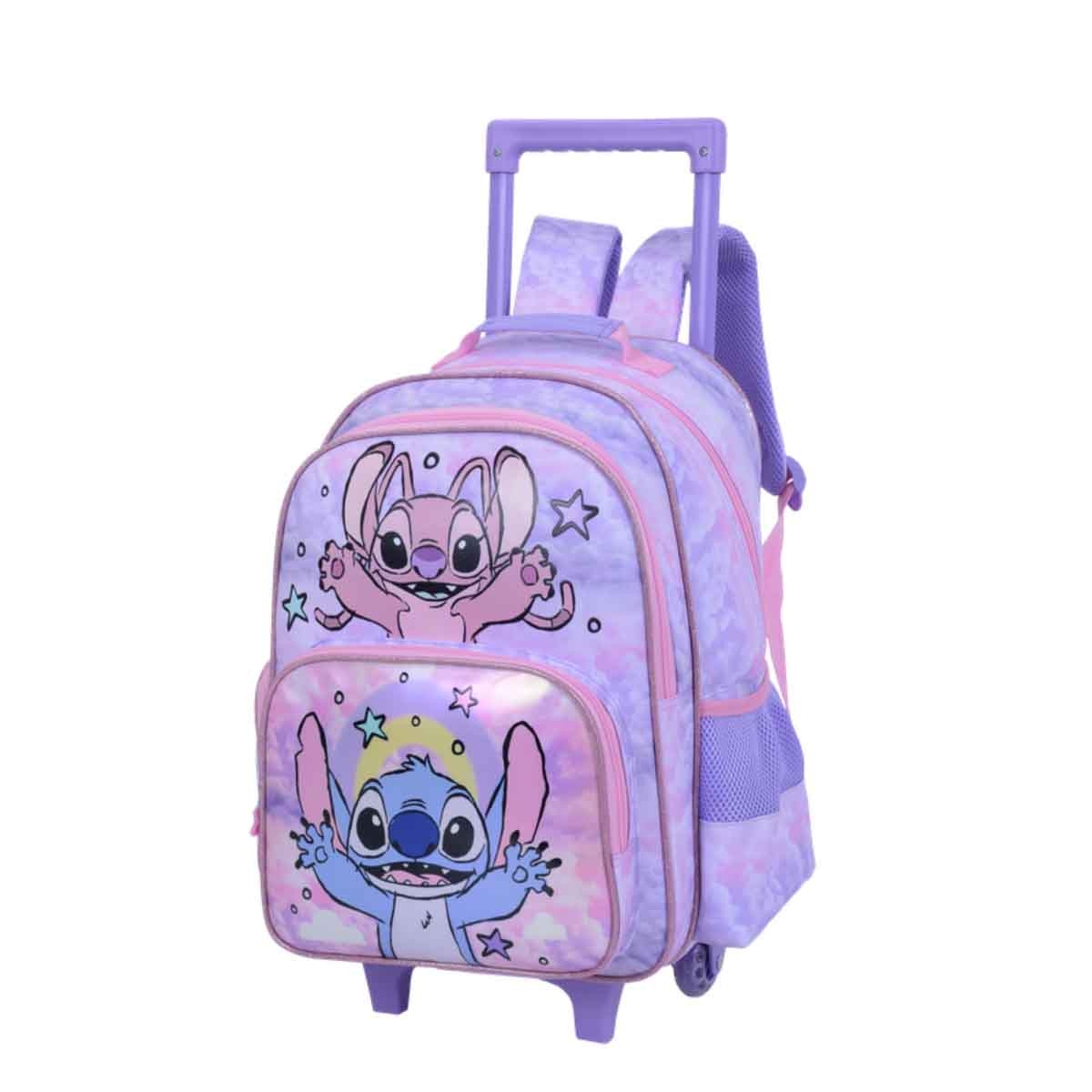 ليليو & ستيتش حقيبة ترولي مدرسية بتصميم شخصية كرتونية مقاس 16 انش