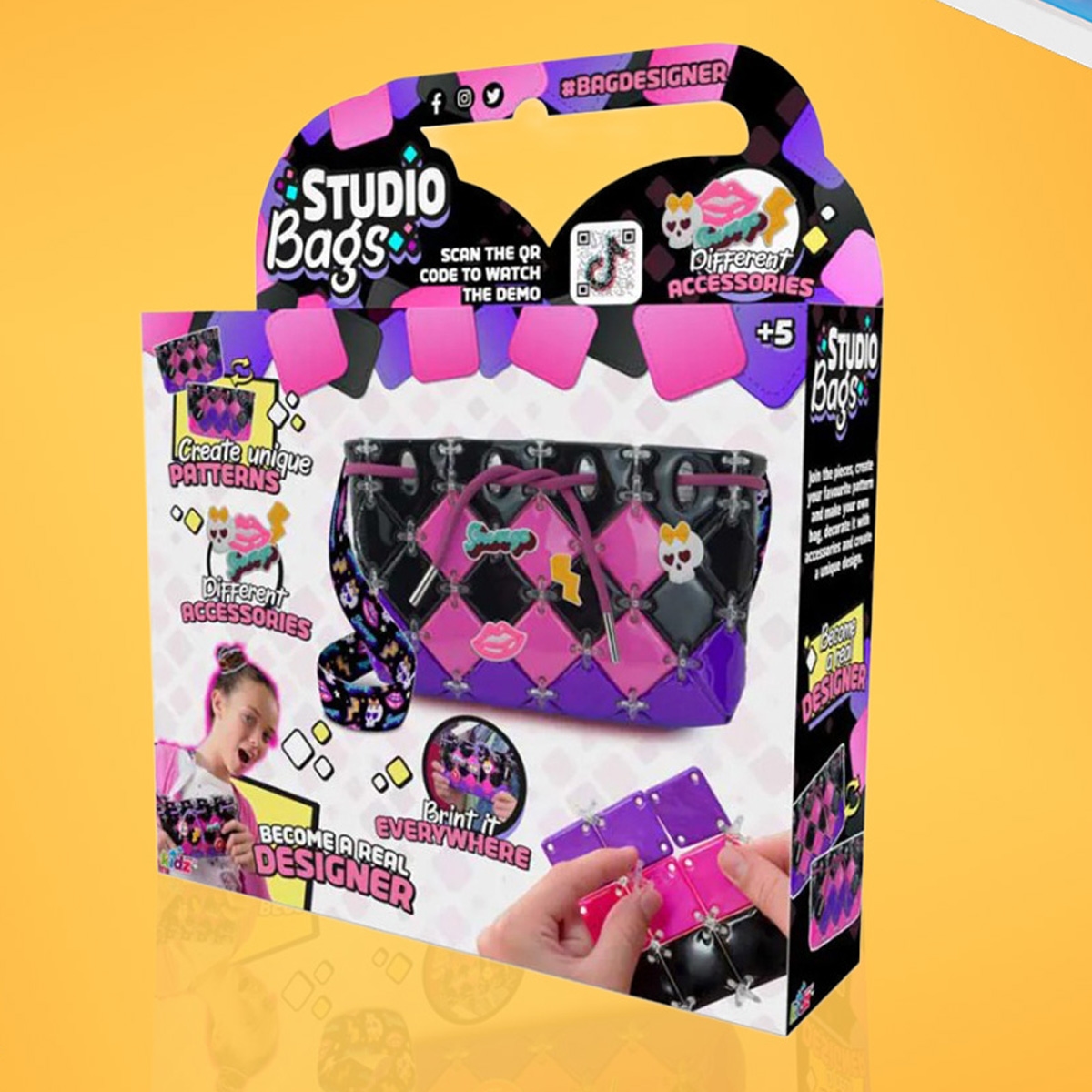 ستوديو باغ مجموعة DIY متوسط الحجم للبنات، 5-7 سنوات