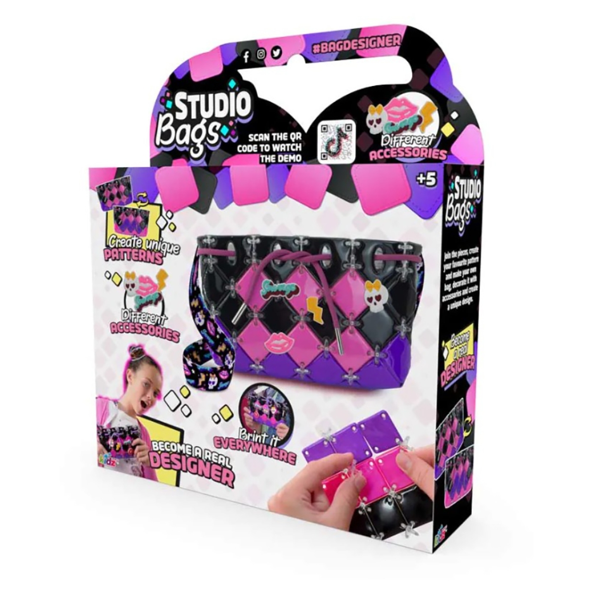 ستوديو باغ مجموعة DIY متوسط الحجم للبنات، 5-7 سنوات