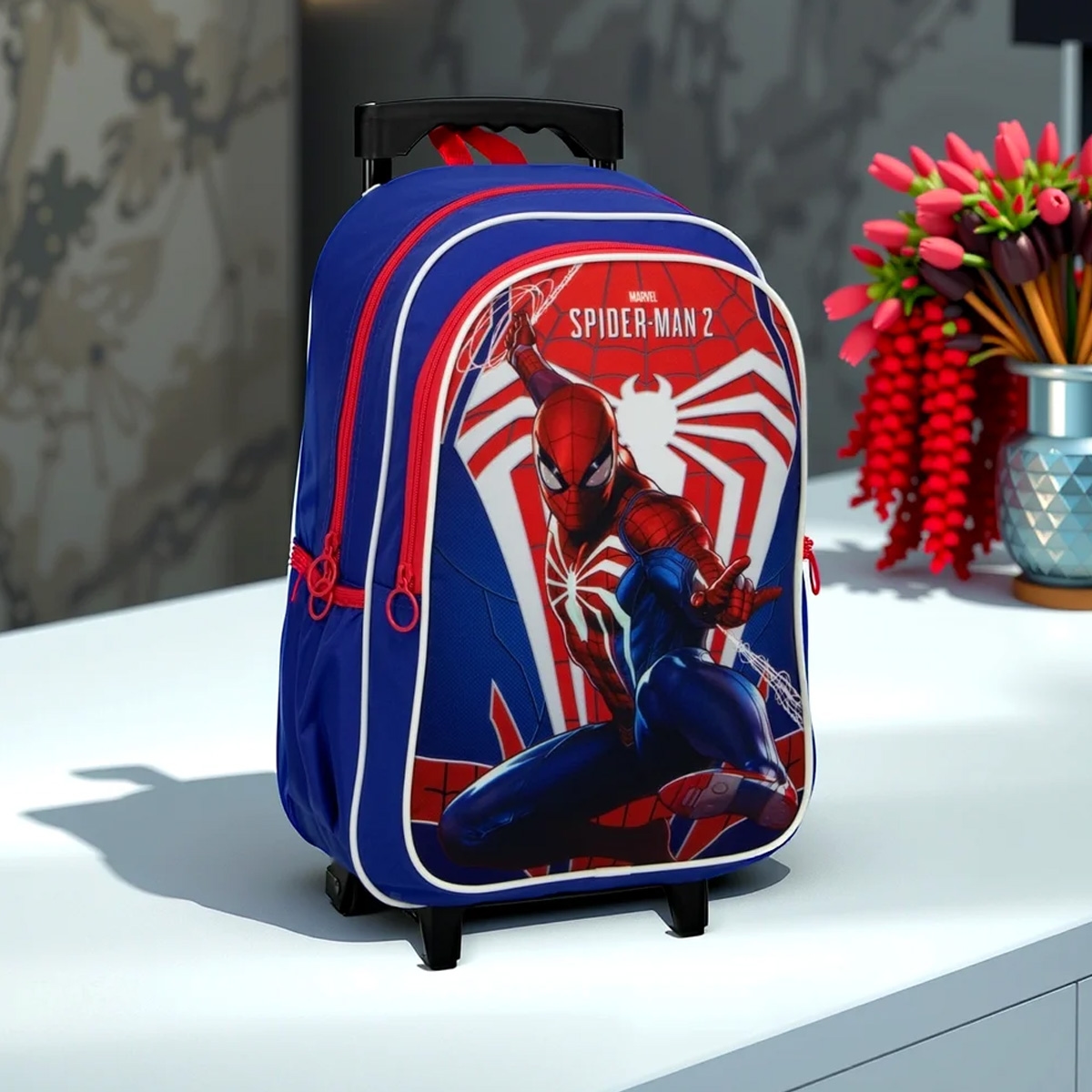 سنس بي تي إس مجموعة مدرسية 5 في 1 مارفل سبايدر مان للجنسين، من عمر 5 إلى 7 سنوات