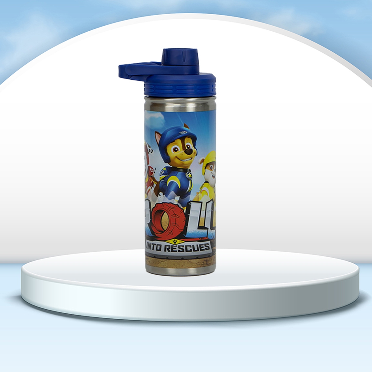 سنس بي تي اس زجاجة ماء ديزني باو باترول للجنسين، 3-4 سنوات