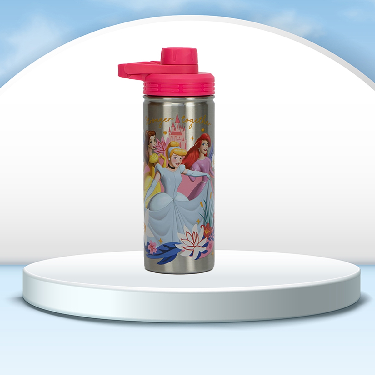سنس بي تي اس زجاجة ماء أميرات ديزني للجنسين، 3-4 سنوات