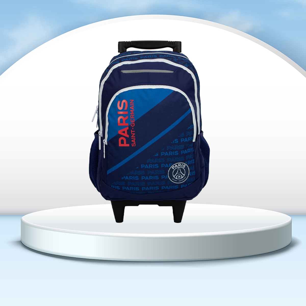 سنس بي تي اس شنطة ترولي باريس سان جيرمان S-7719PSW للأولاد، 3-4 سنوات