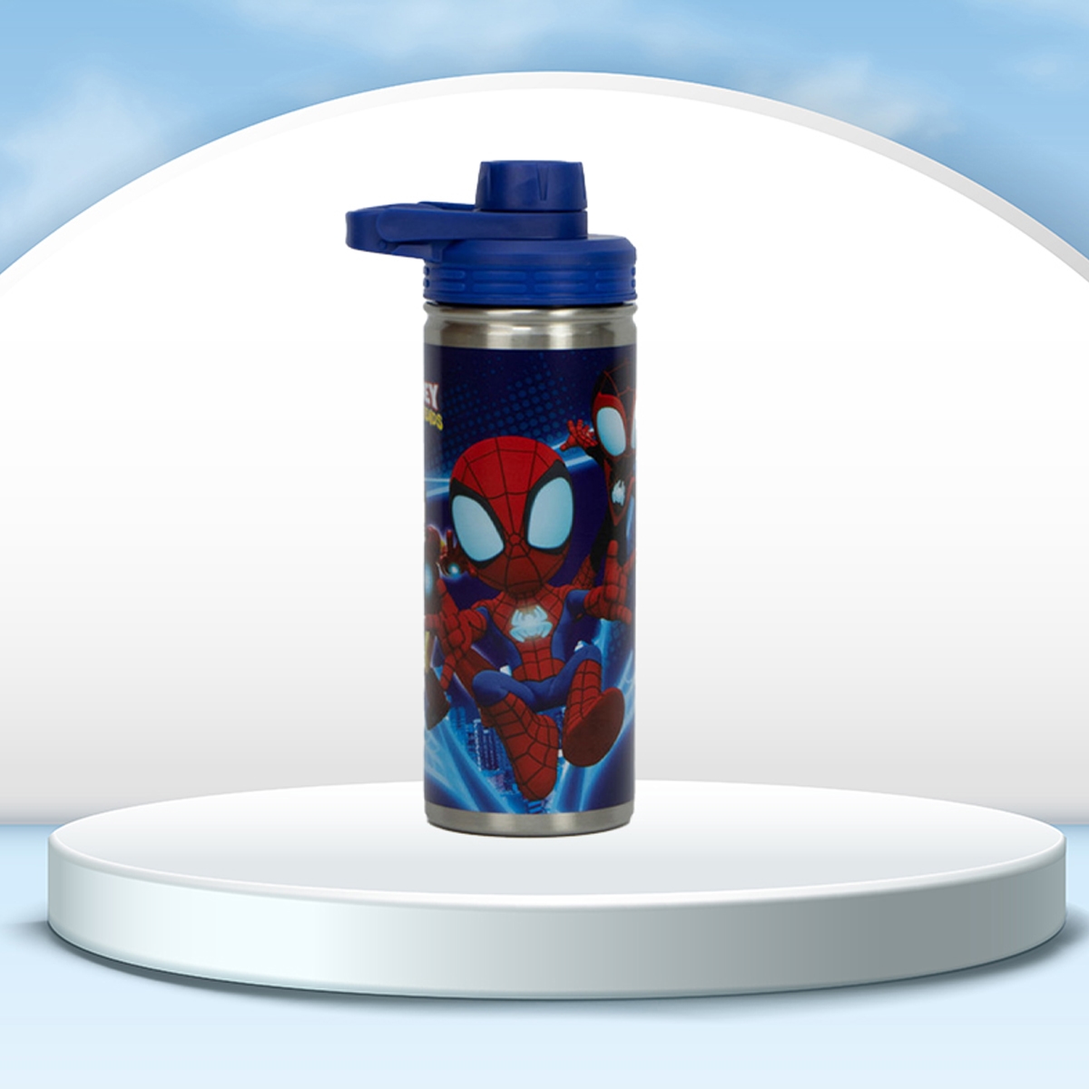 سنس بي تي اس زجاجة ماء سبايدي آند فريندز للجنسين، 3-4 سنوات