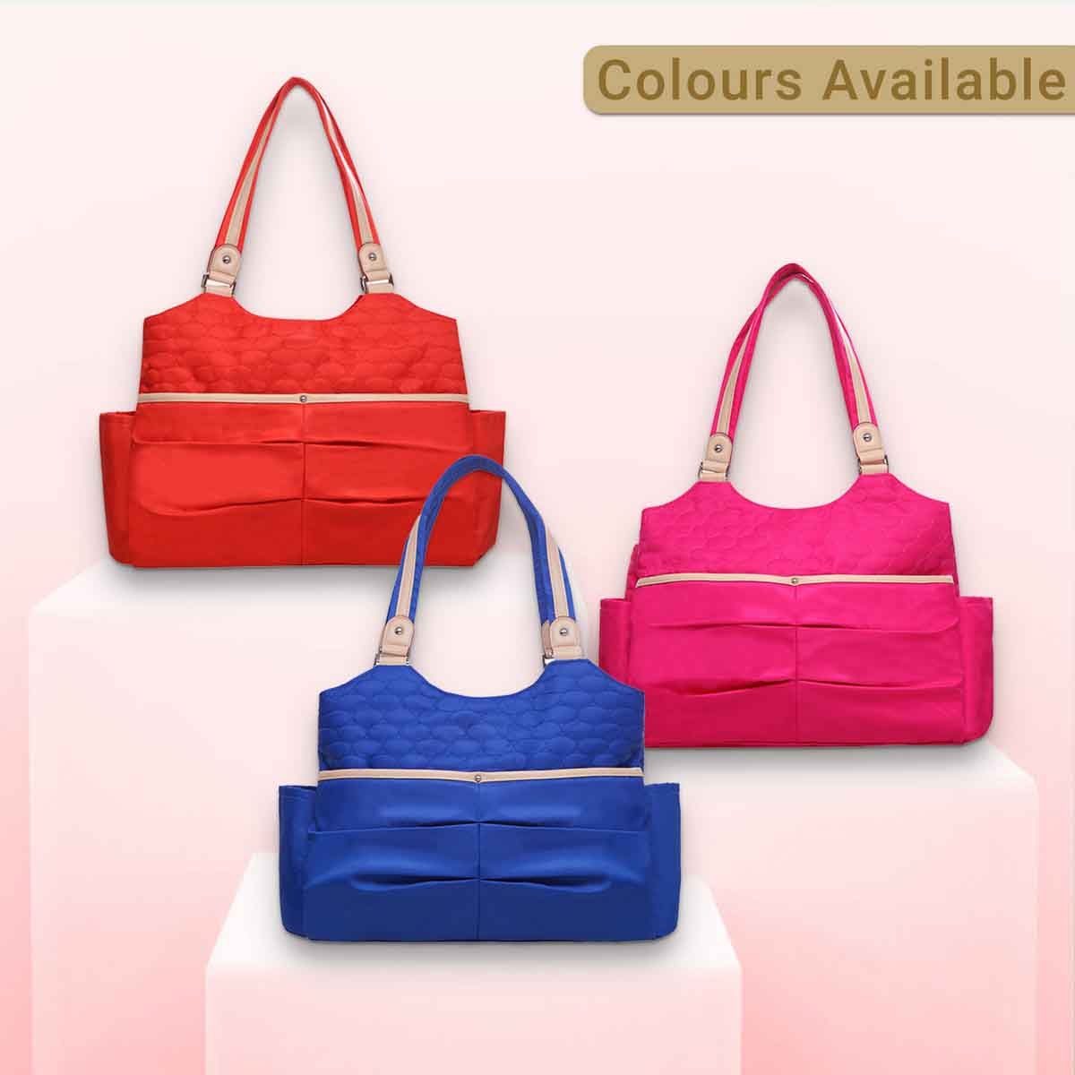 سنفينو حقيبة حفاضات توت فاشن 21.5 لتر وردي، 0-2 سنوات