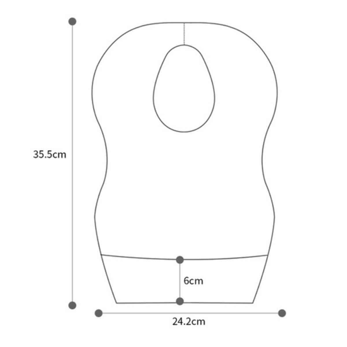 سنفينو مجموعة 20 مريلة أطفال وردية للاستعمال مرة واحدة