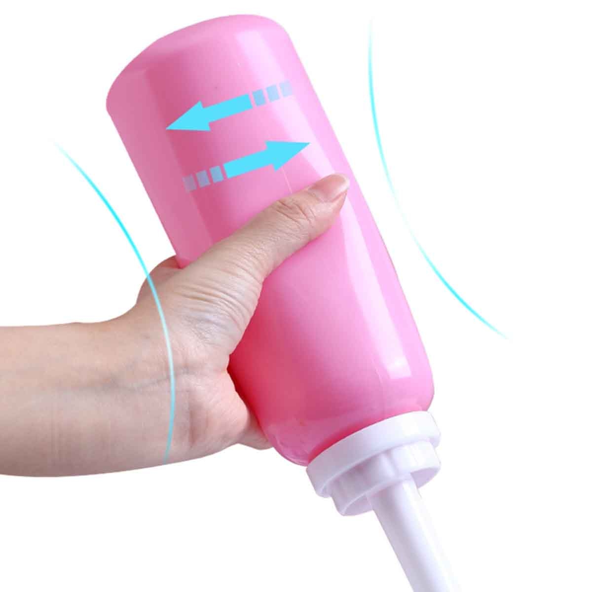 صنفينو بيديه محمول 500 مل باللون الوردي