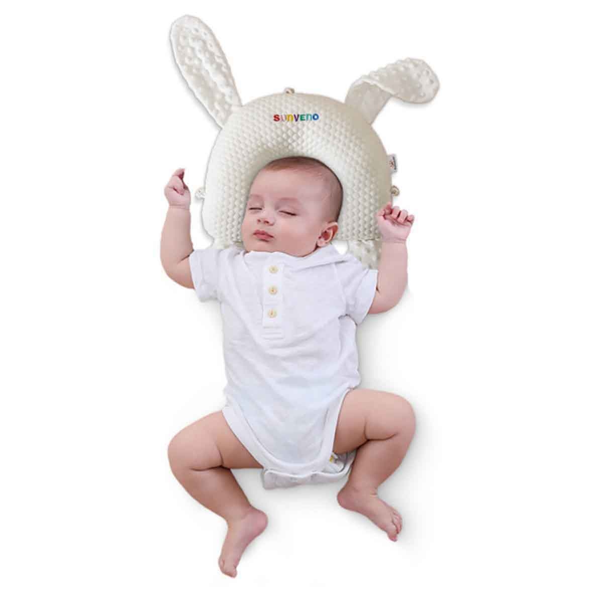 سنفينو وسادة تشكيل الرأس للرضع بتصميم الأرنب