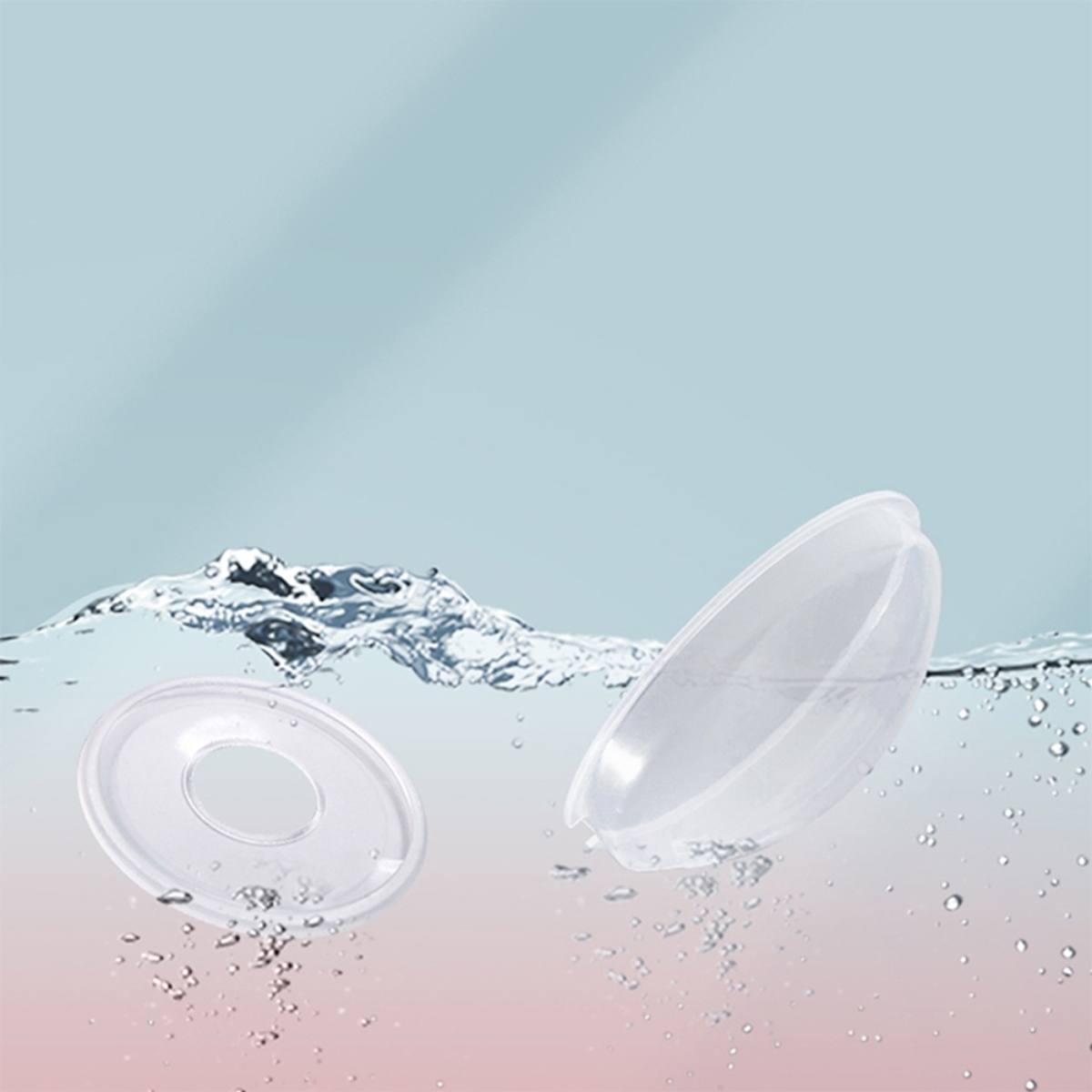 صنفينو غطاء حلمة ناعم شفاف