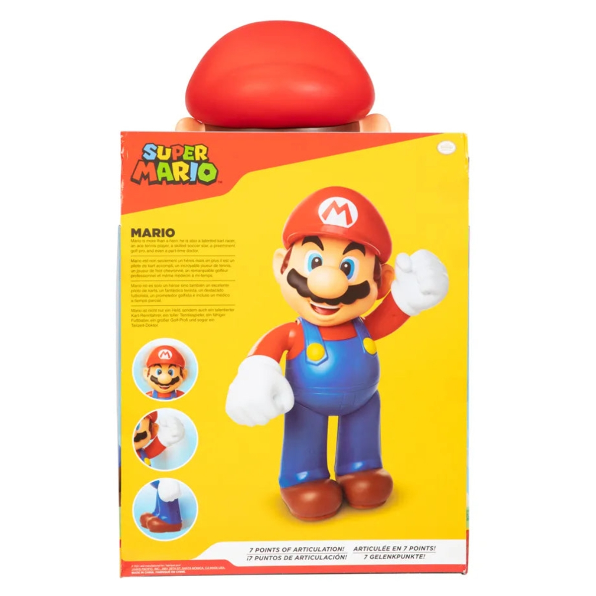 سوبر ماريو مجسم سوبر ماريو 20 إنش ويف 1 للجنسين، 3-4 سنوات