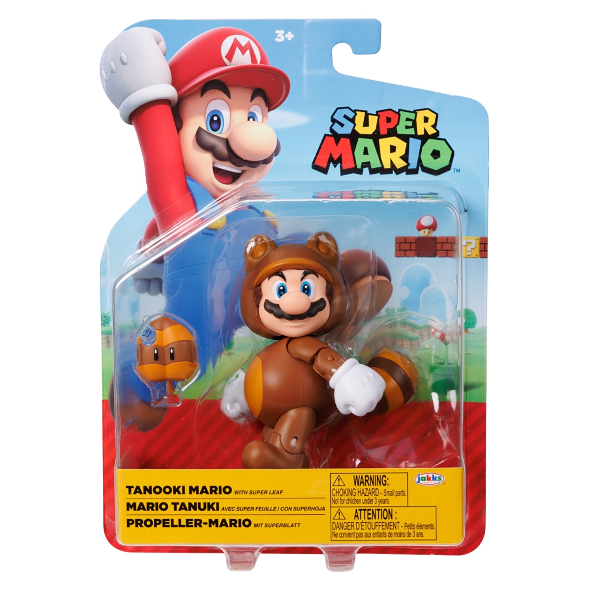 سوبر ماريو مجسم حركة منوع 4 إنش ويف 35 للجنسين، 3-4 سنوات