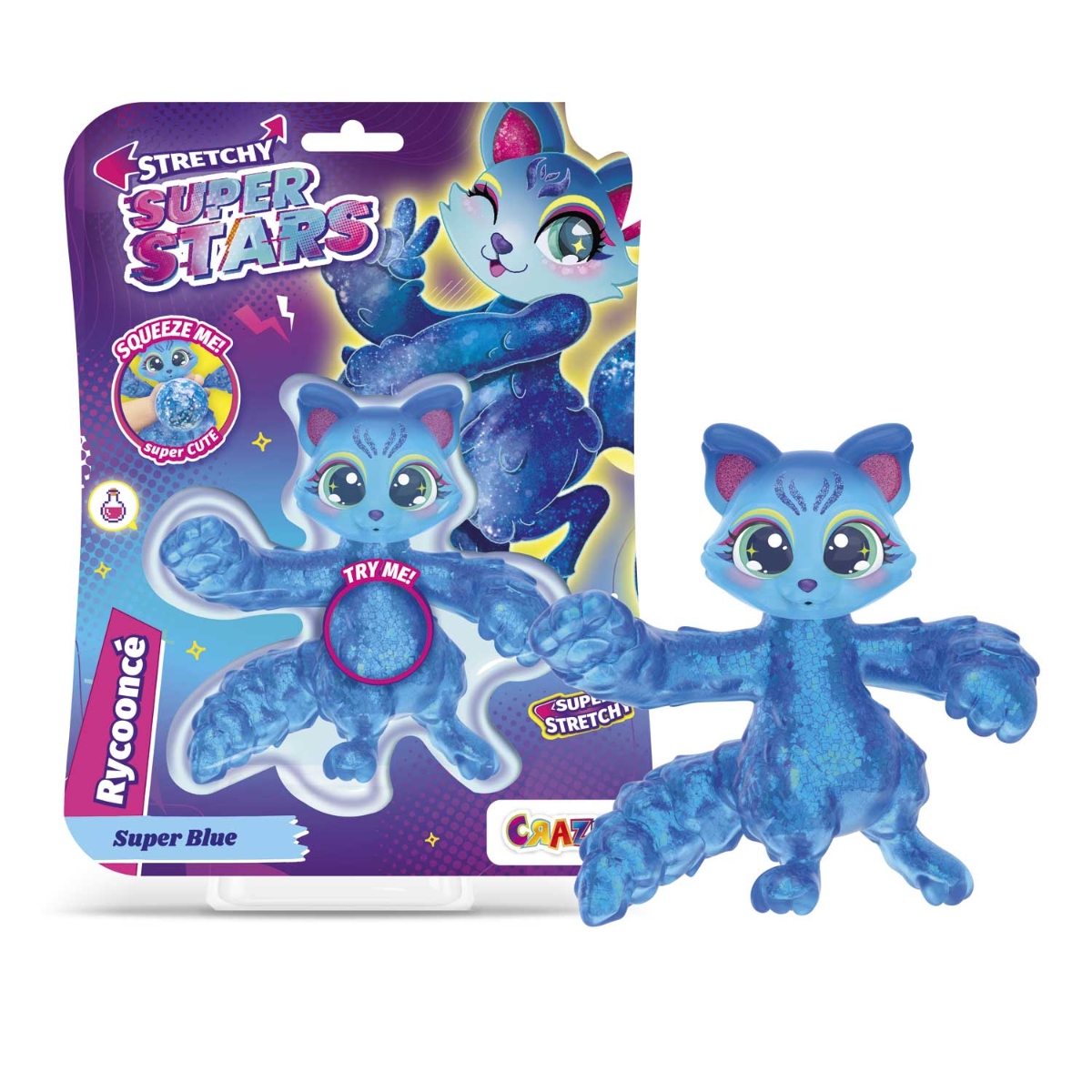 سوبرستارز لعبة مطاطية متنوعة للجنسين، 3-4 سنوات