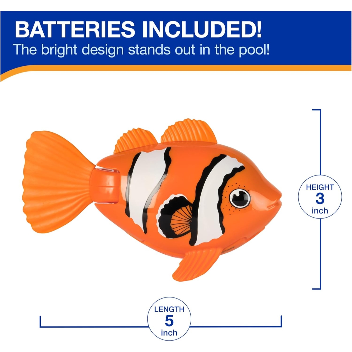 سويم وايز رينبو ريف سويم شادي لعبة سمكة المهرج للجنسين 5-7 سنوات