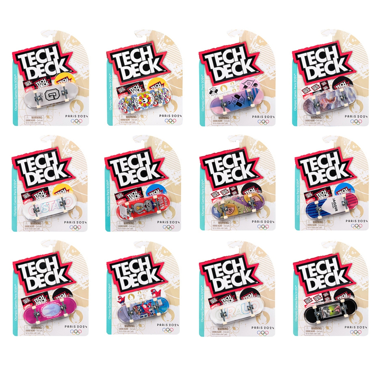 تيك ديك لوح تزلج صغير بحجم 3.7 إنش متنوع للجنسين، 5-7 سنوات