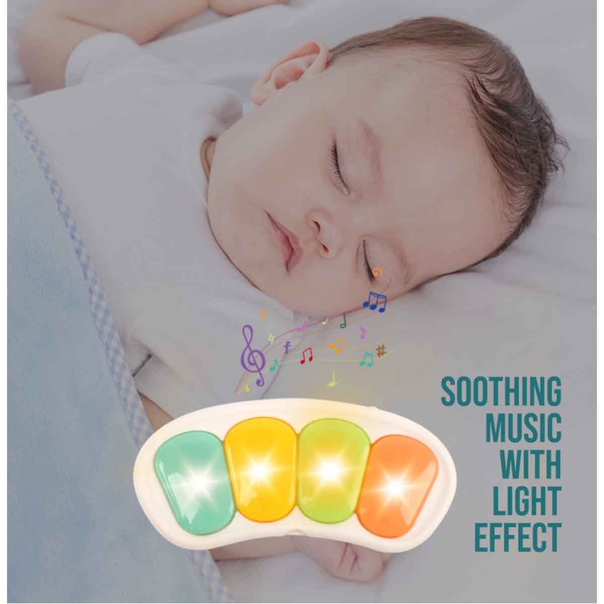 تيكنوم كرسي طعام 2 في 1 بتصميم فراشة مع مقعد لعب وبيانو دواسات للأطفال، 0-2 سنة