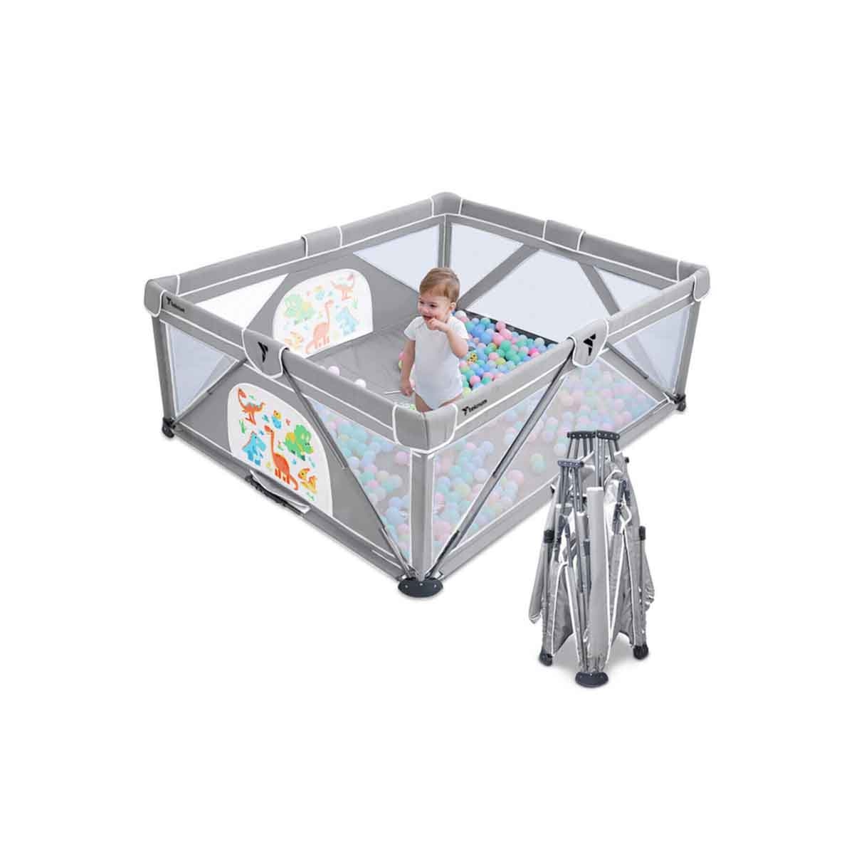 تيكنوم حديقة لعب ون مينِت قابلة للفتح والطي للأطفال، 0-2 سنة