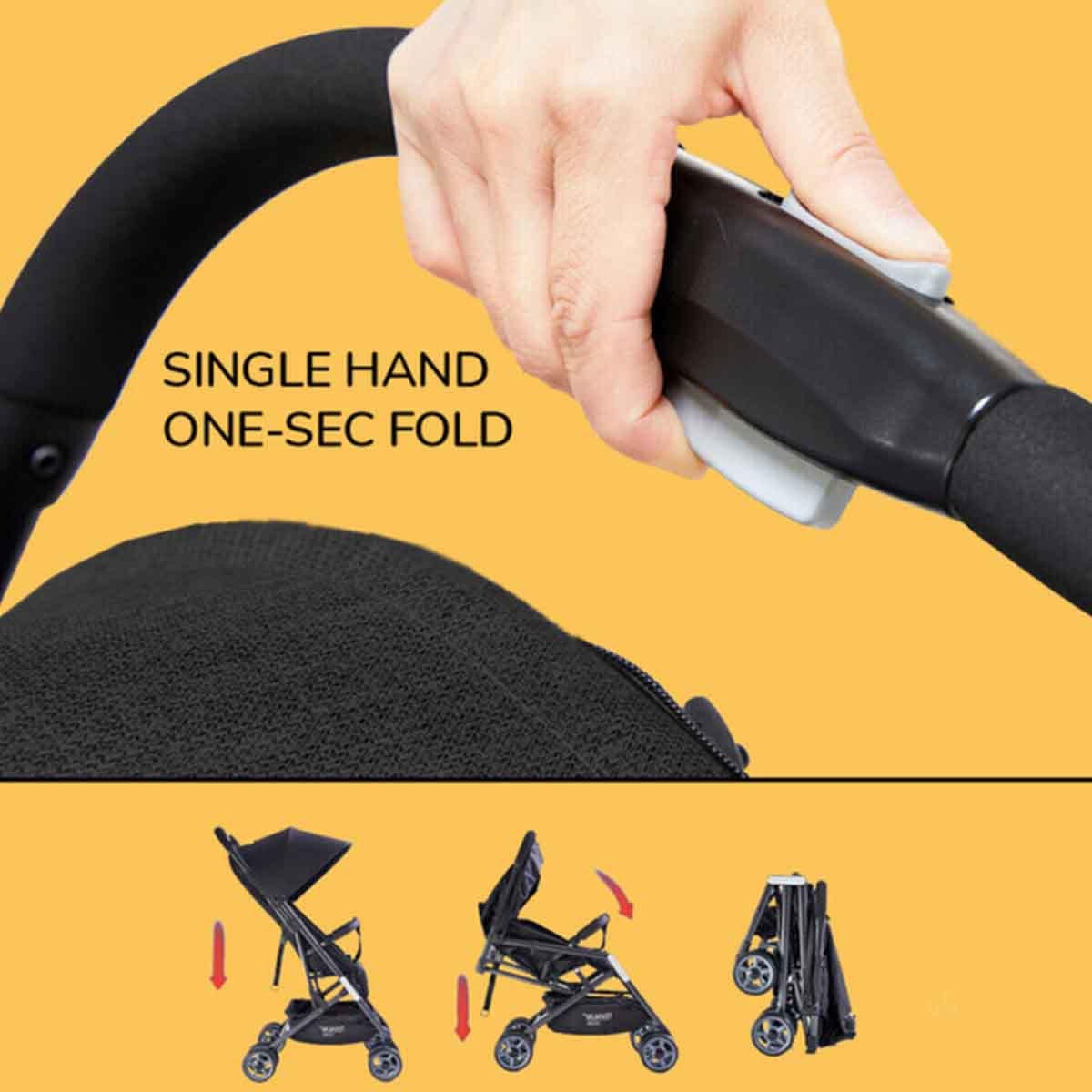 تيكنم عربة أطفال يوغا لايت، للأطفال الصغار، 0-2 سنوات