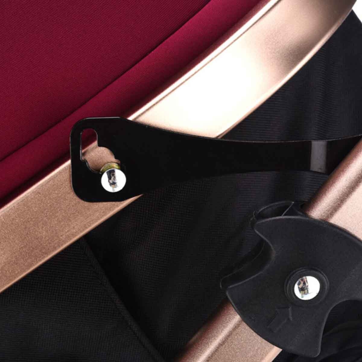 تيكنوم عربة أطفال 3 في 1 نبيذي للأطفال، 0-2 سنة