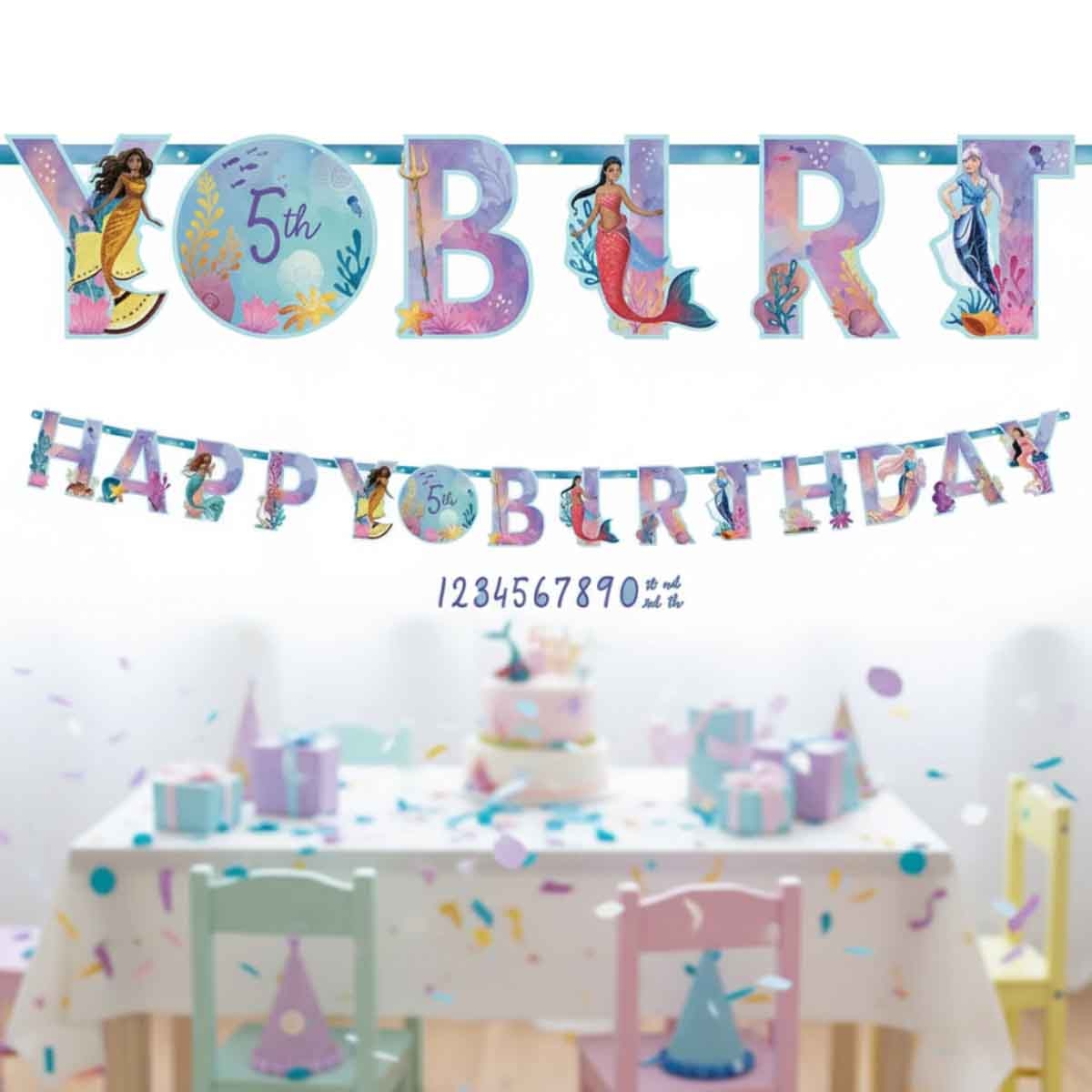 ديزني ذا ليتل ميرميد لافتة ضخمة إضافة العمر