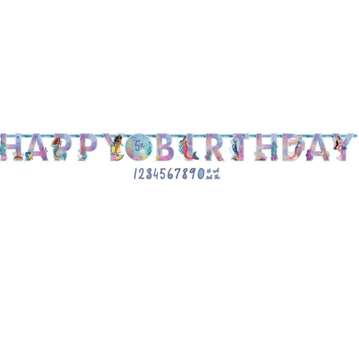 ديزني ذا ليتل ميرميد لافتة ضخمة إضافة العمر