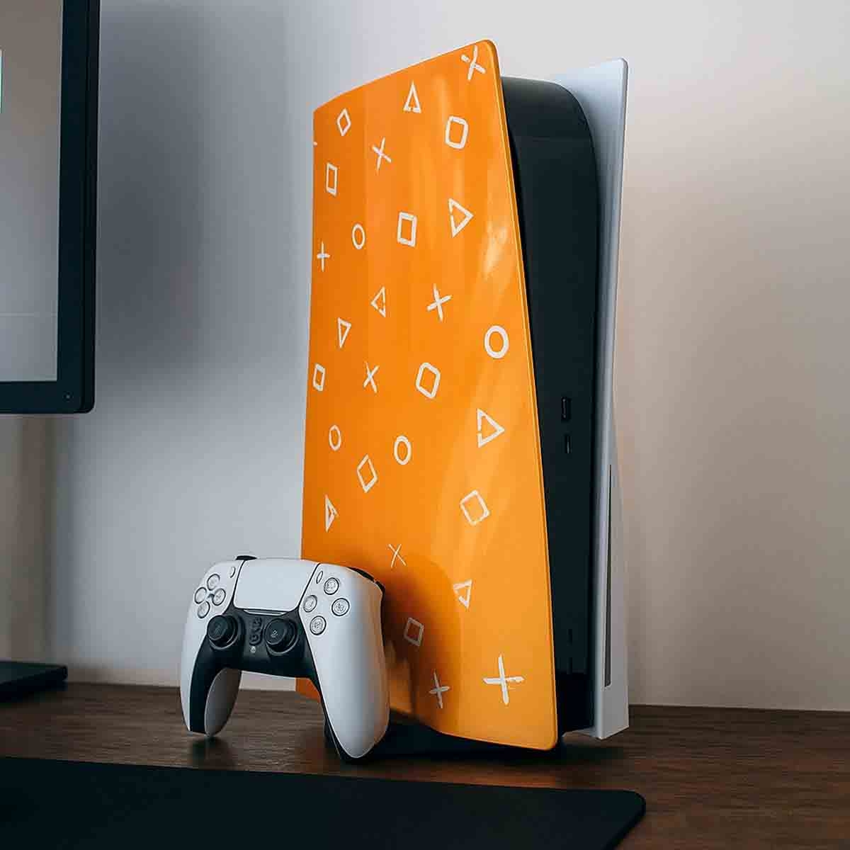 369 غطاء حماية ذهبي بلايستيشن 5