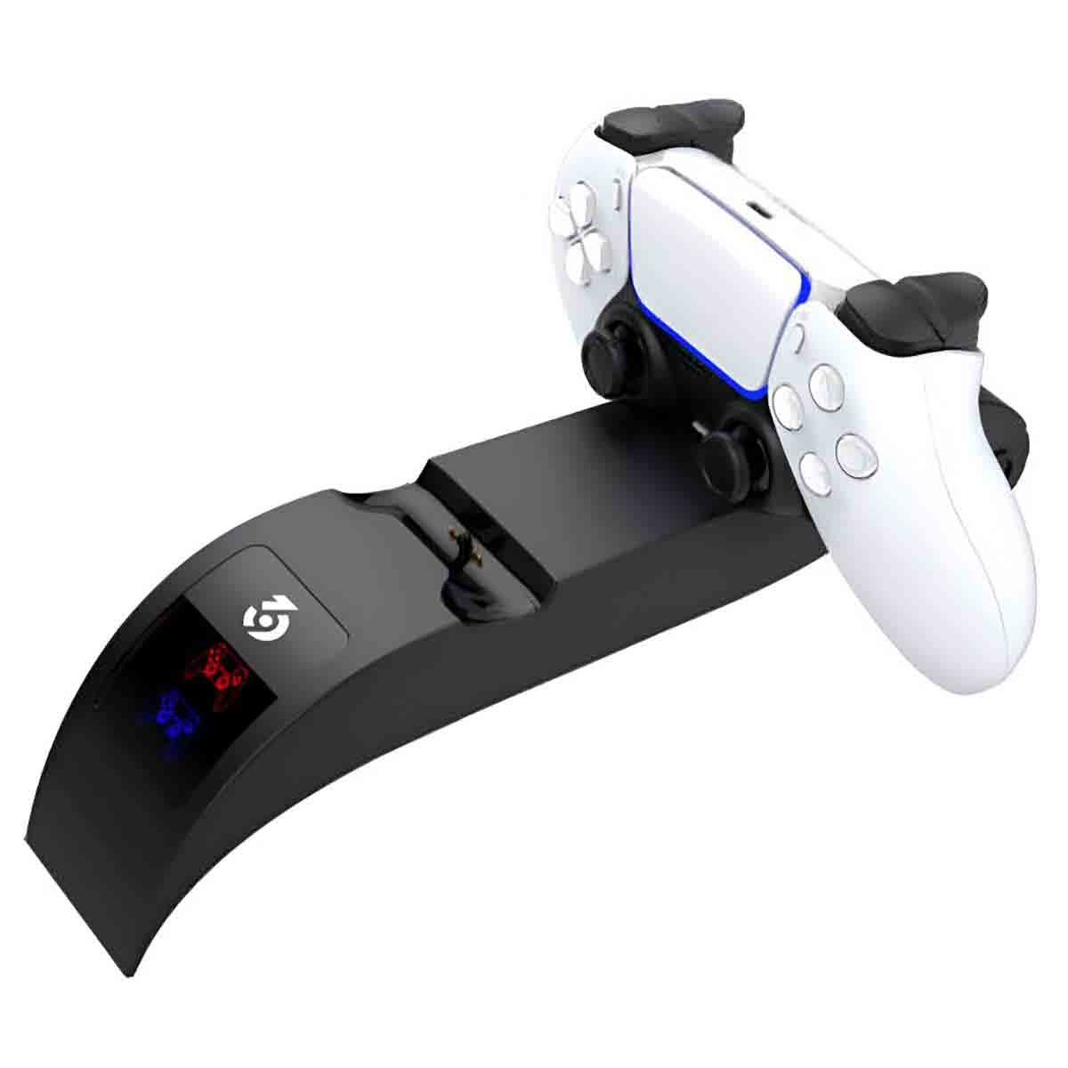 369 رينبو بريدج شاحن مزدوج لوحدة تحكم بلايستيشن 5