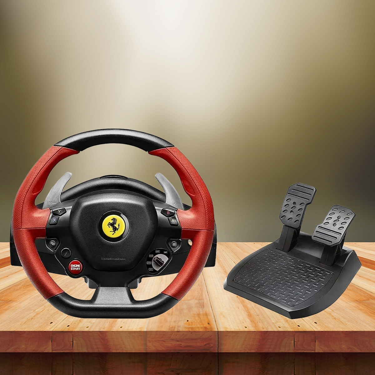 ثرستماستر فيراري 458 سبايدر عجلة قيادة سباق لسلسلة إكس بوكس إكس/إس/وان