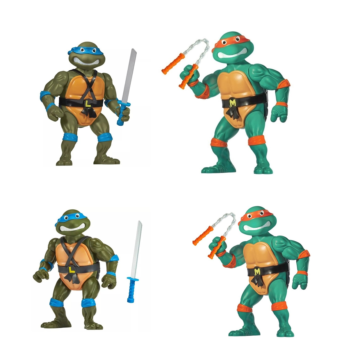 تي إم إن تي فيقر أكشن عملاق كلاسيكي متنوع للجنسين، 5-7 سنوات