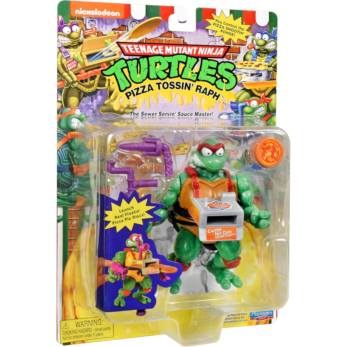 تي إم إن تي فيقرز أكشن سلاحف النينجا رمي البيتزا متنوعة للجنسين، 5-7 سنوات