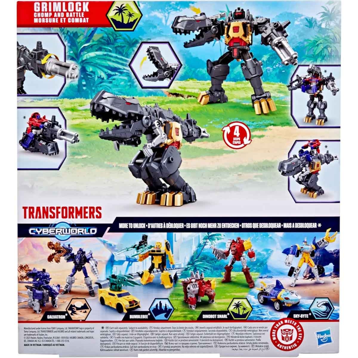 ترانسفورمرز شخصية جريم لوك تشومب آند باتل للجنسين، عمر 5-7 سنوات