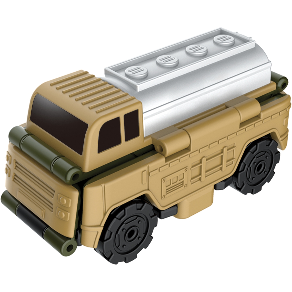 ترانسريسرز 2 في 1 فليبكارز - شاحنة قيادة وشاحنة تزويد وقود جوية للجنسين، من عمر 3 إلى 4 سنوات