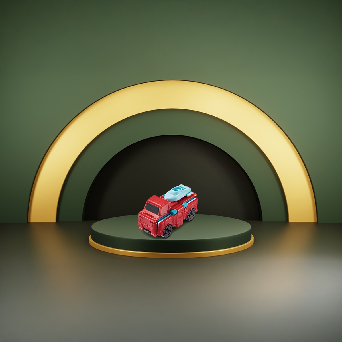 ترانسراكرز مركبة دولفين ناقلة/قارب قابلة للتحول للأولاد، 3-4 سنوات