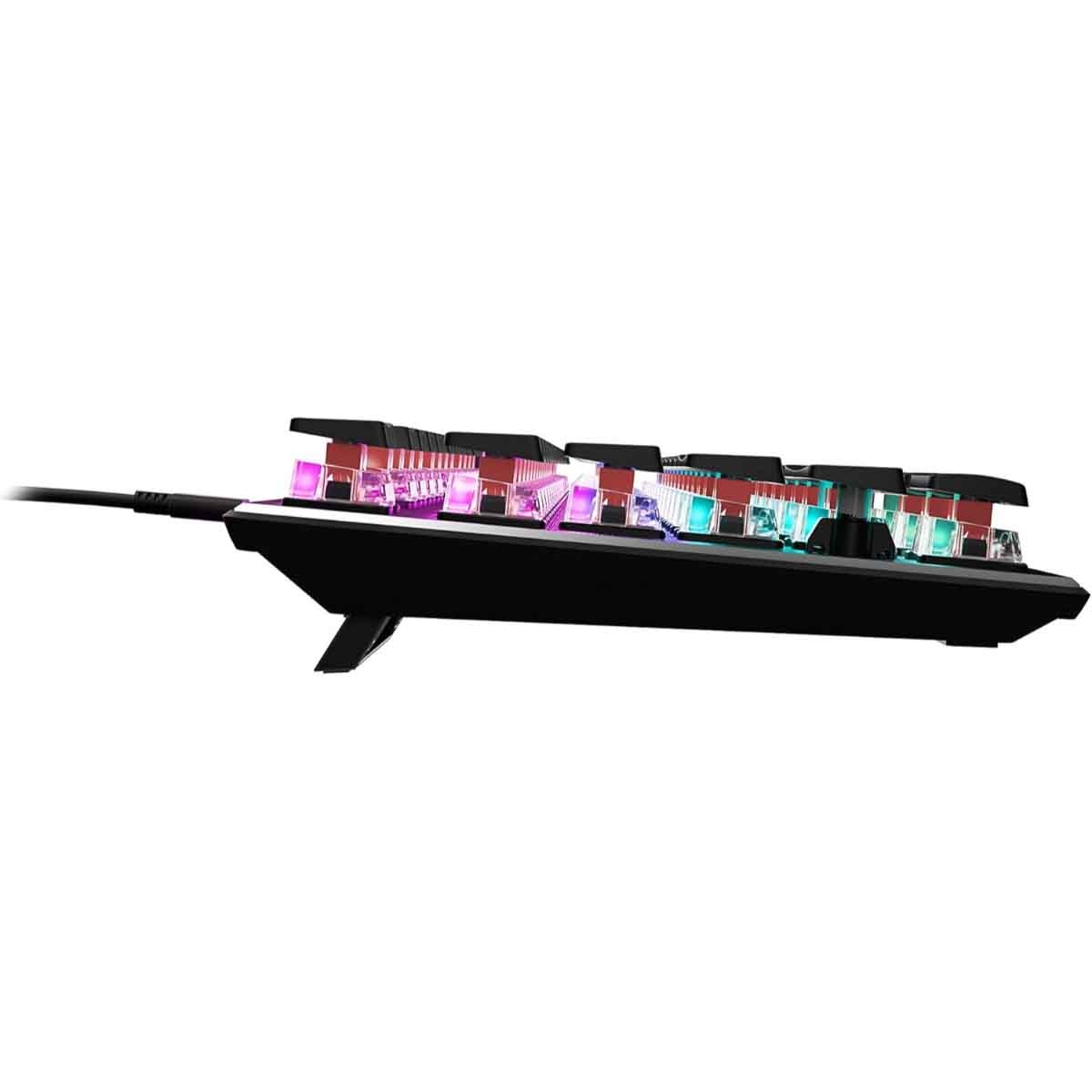 تيرتل بيتش أسود لوحة مفاتيح ألعاب فولكان تي كي إل آيمو لينيار