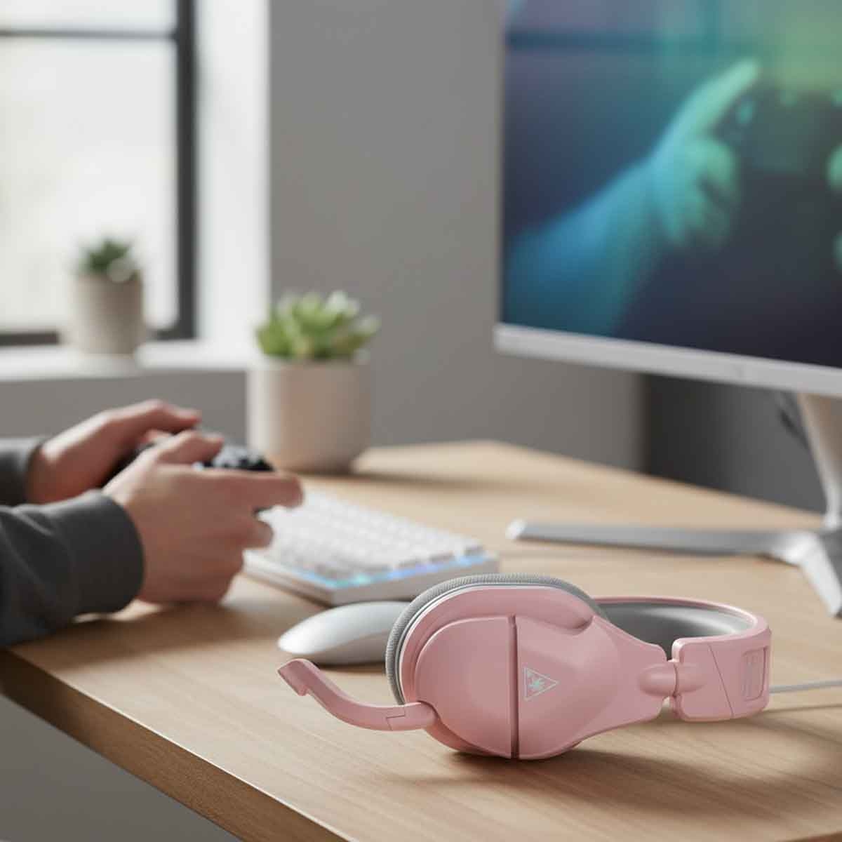 تيرتل بيتش تركوازي 600 جين-2 ماكس سماعة ألعاب لاسلكية