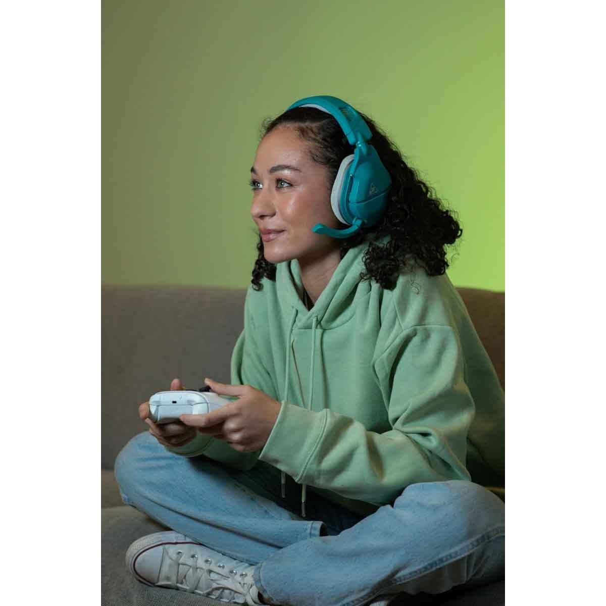 تيرتل بيتش تركوازي 600 جين-2 ماكس سماعة ألعاب لاسلكية