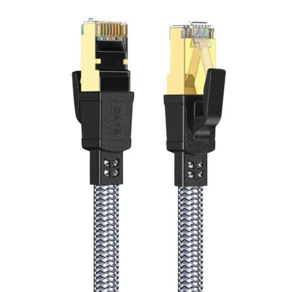 تويستد مايندز كابل إيثرنت CAT8 مضفر مسطح FTP بطول 3 متر