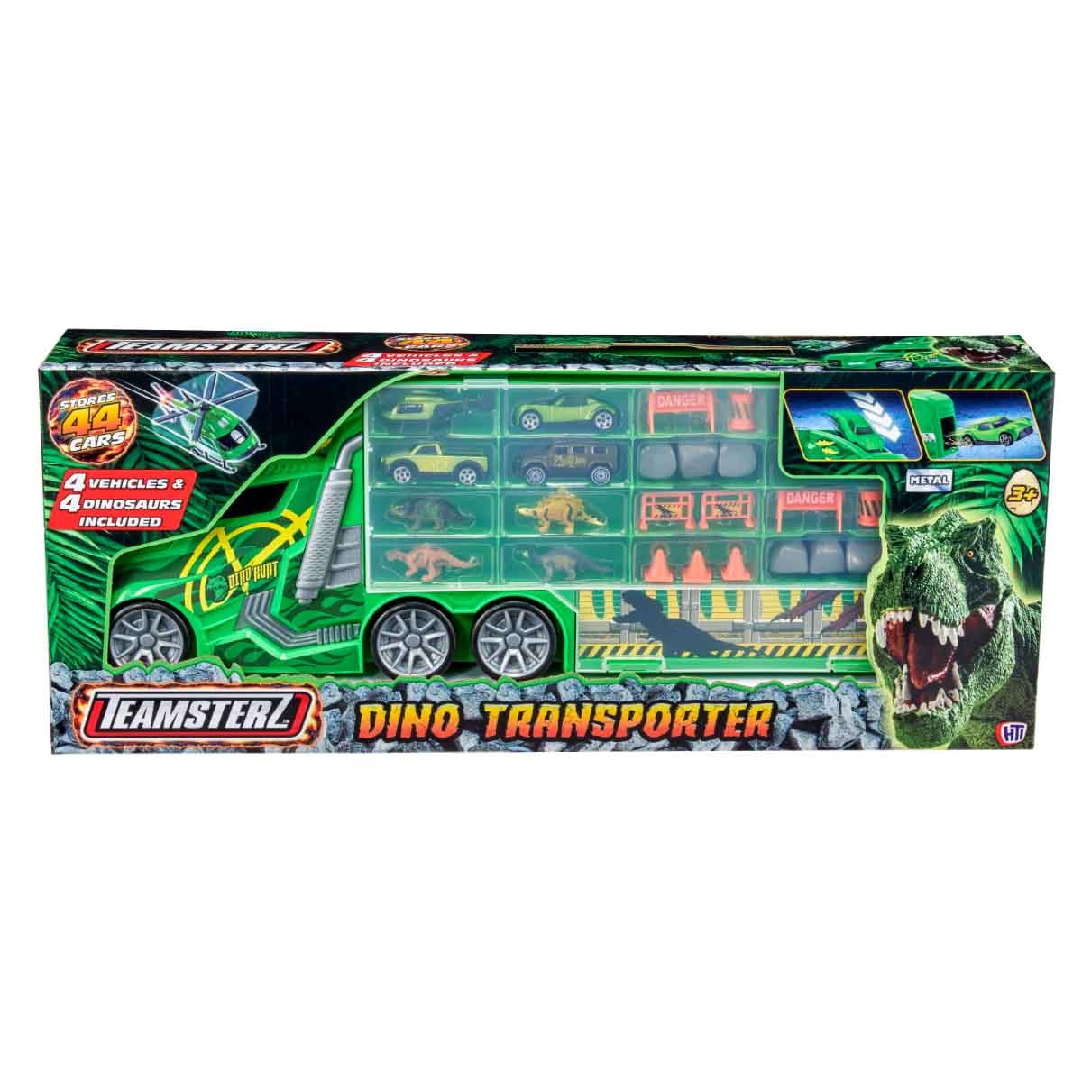 تيمسترز مجموعة ناقلة دينو كبيرة مع مركبات وشخصيات ديناصور للجنسين، 3-4 سنوات