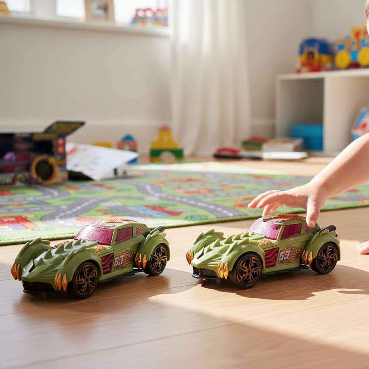 تيمسترز محول من مجموعة مونسترز موفرز منوعة مع ضوء وصوت للجنسين، من عمر 3-4 سنوات