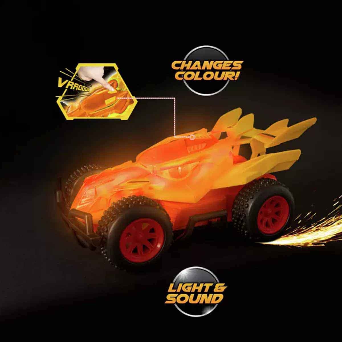 تيمسترز شاحنة وحش منوعة بتأثير تغيير اللون مع ضوء وصوت للجنسين، من عمر 3-4 سنوات