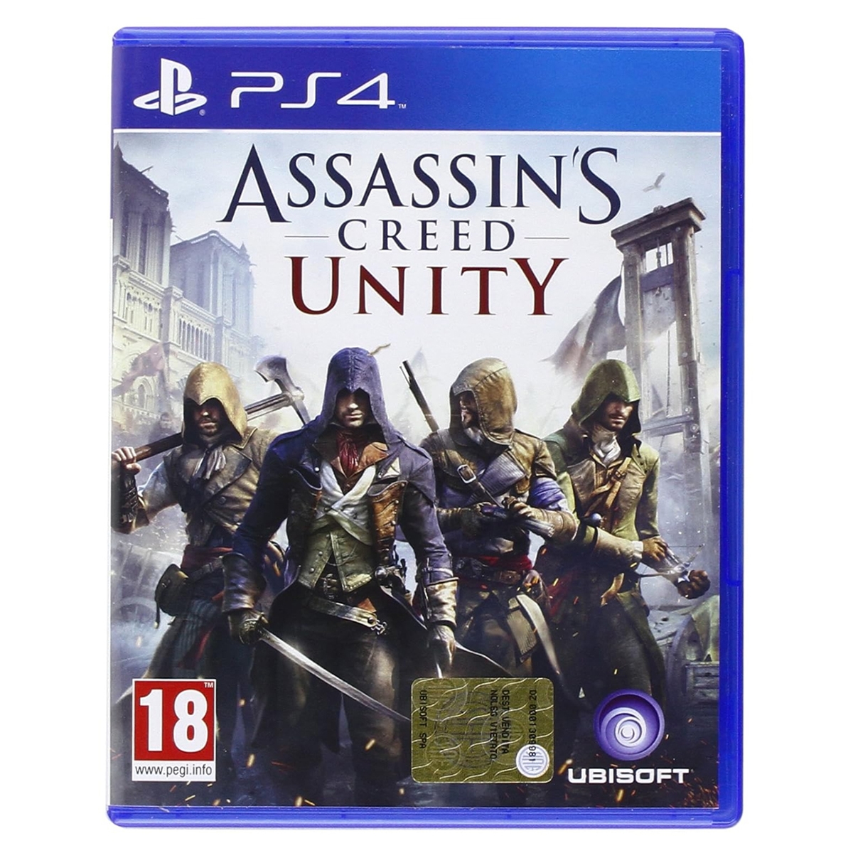 يوبيسوفت أساسنز كريد يونيتي (الإصدار الدولي) لعبة فيديو لبلايستيشن 4