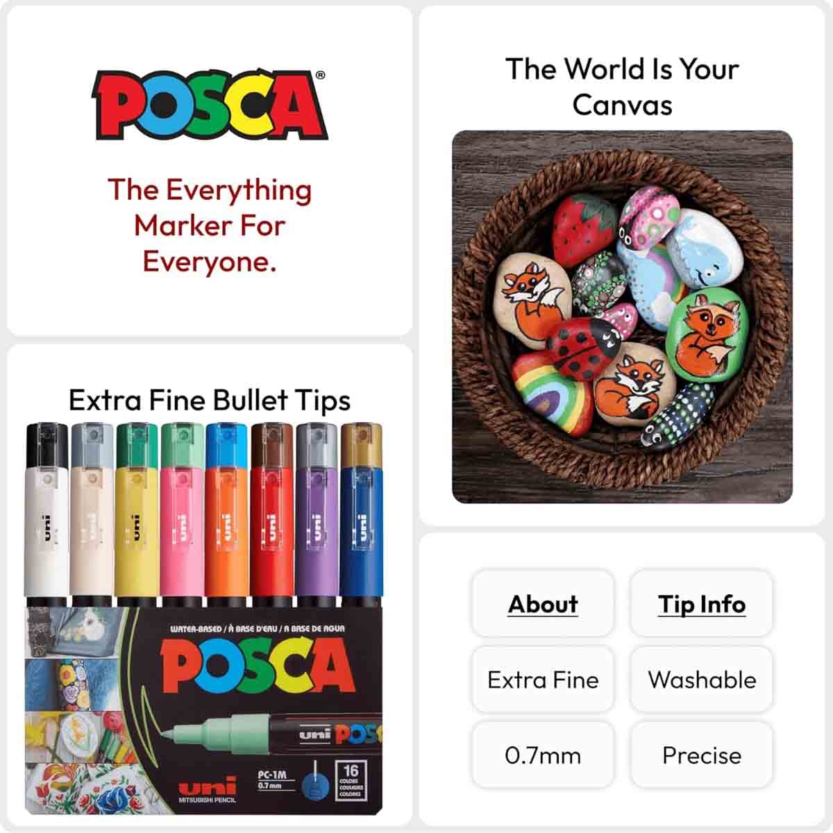 يوني بوسكا مجموعة 16 قلم تلوين