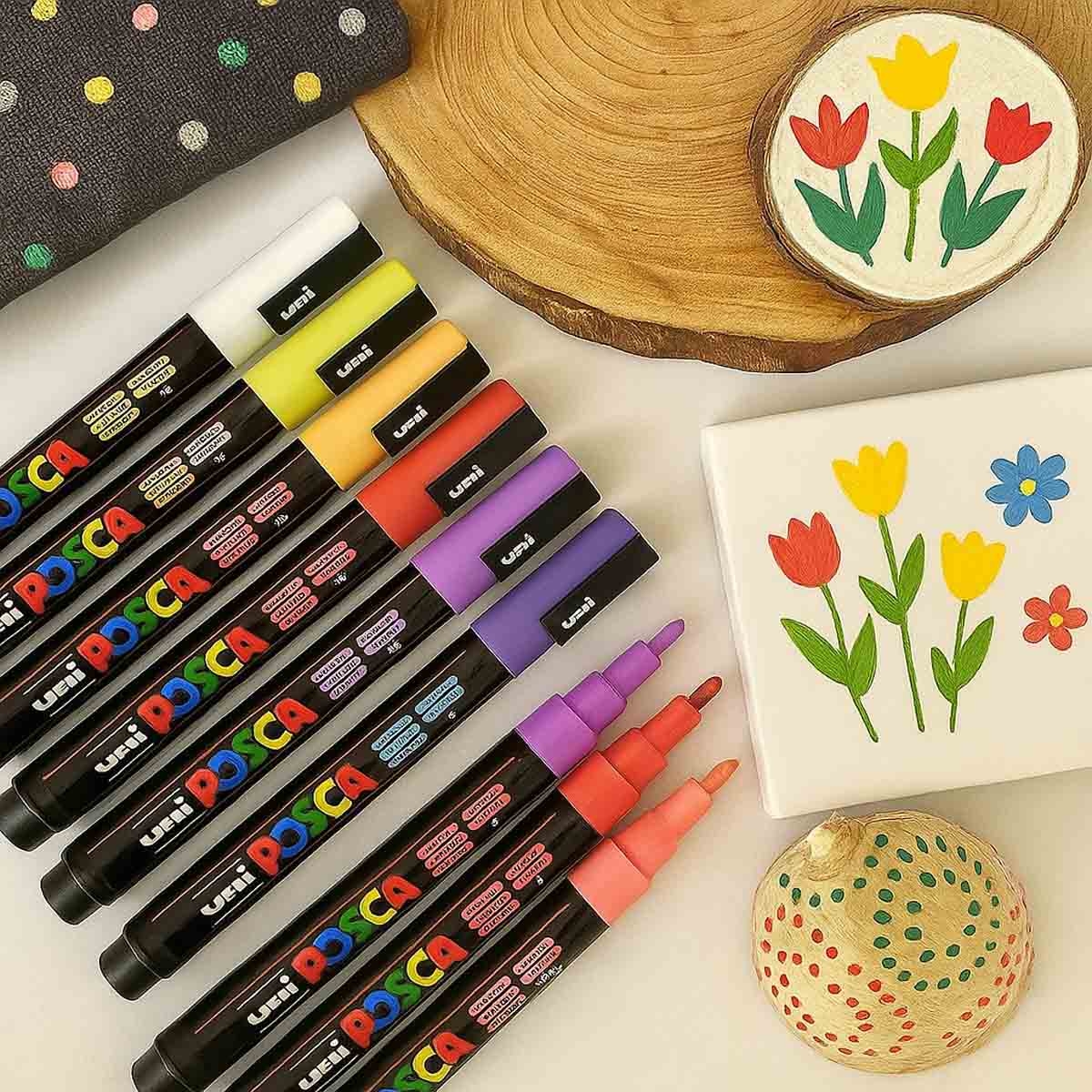 يوني بوسكا مجموعة 8 أقلام تلوين سوفت كولور