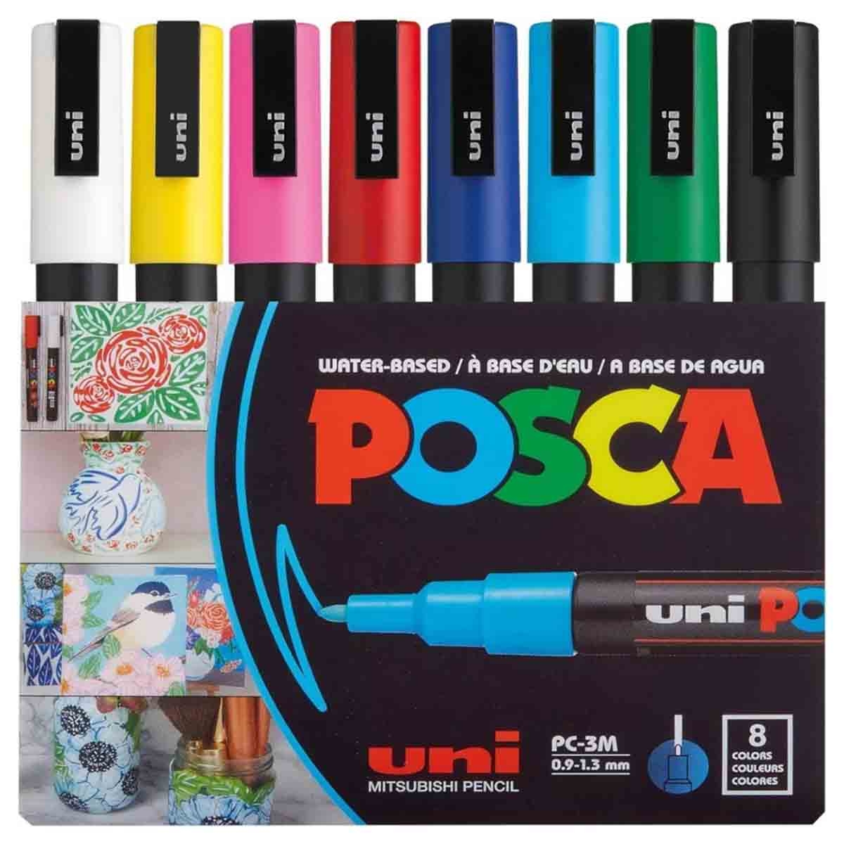 يوني بوسكا مجموعة 8 أقلام تلوين برأس رصاص سوفت كولور