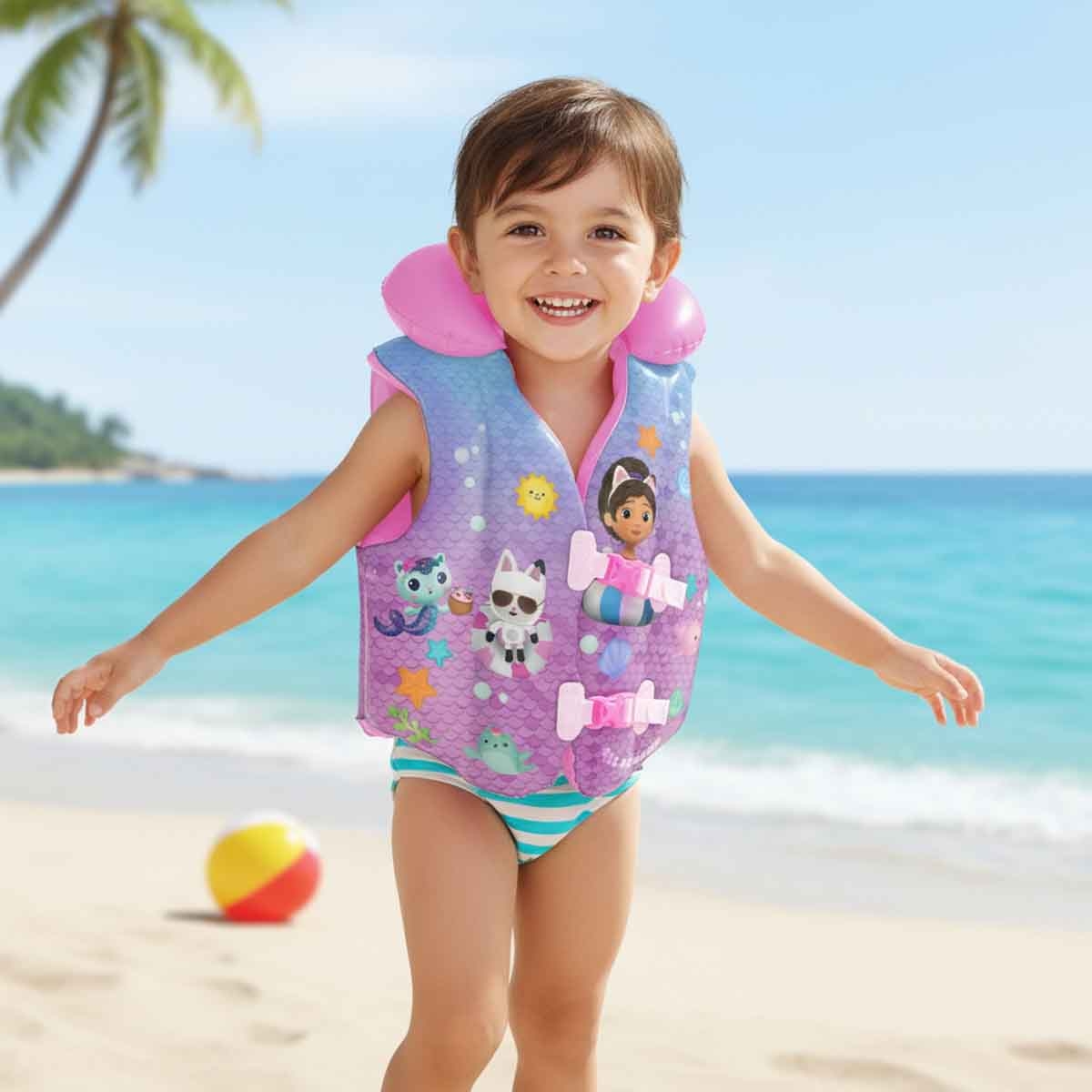 جابيز دولهاوس سترة سباحة للبنات، 3-4 سنوات