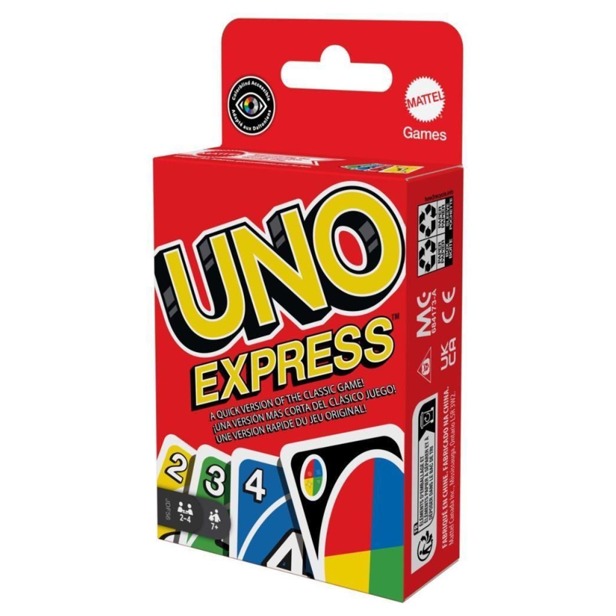 أونو إكسبرس لعبة بطاقات للجنسين، 8-10 سنوات