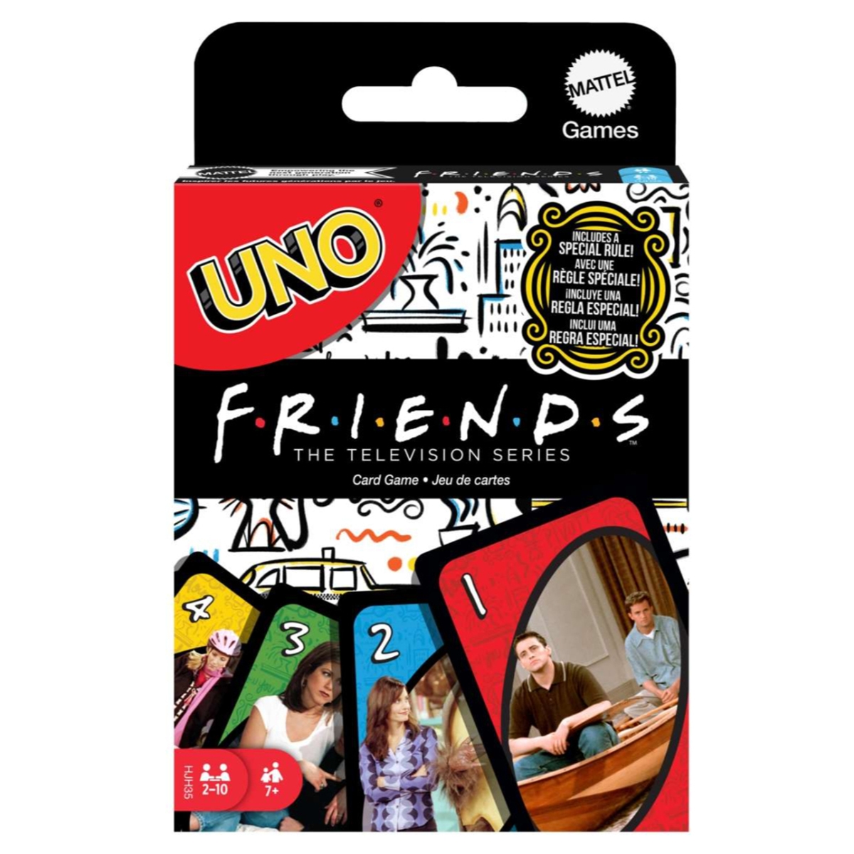 أونو فريندز لعبة بطاقات للجنسين، 8-10 سنوات