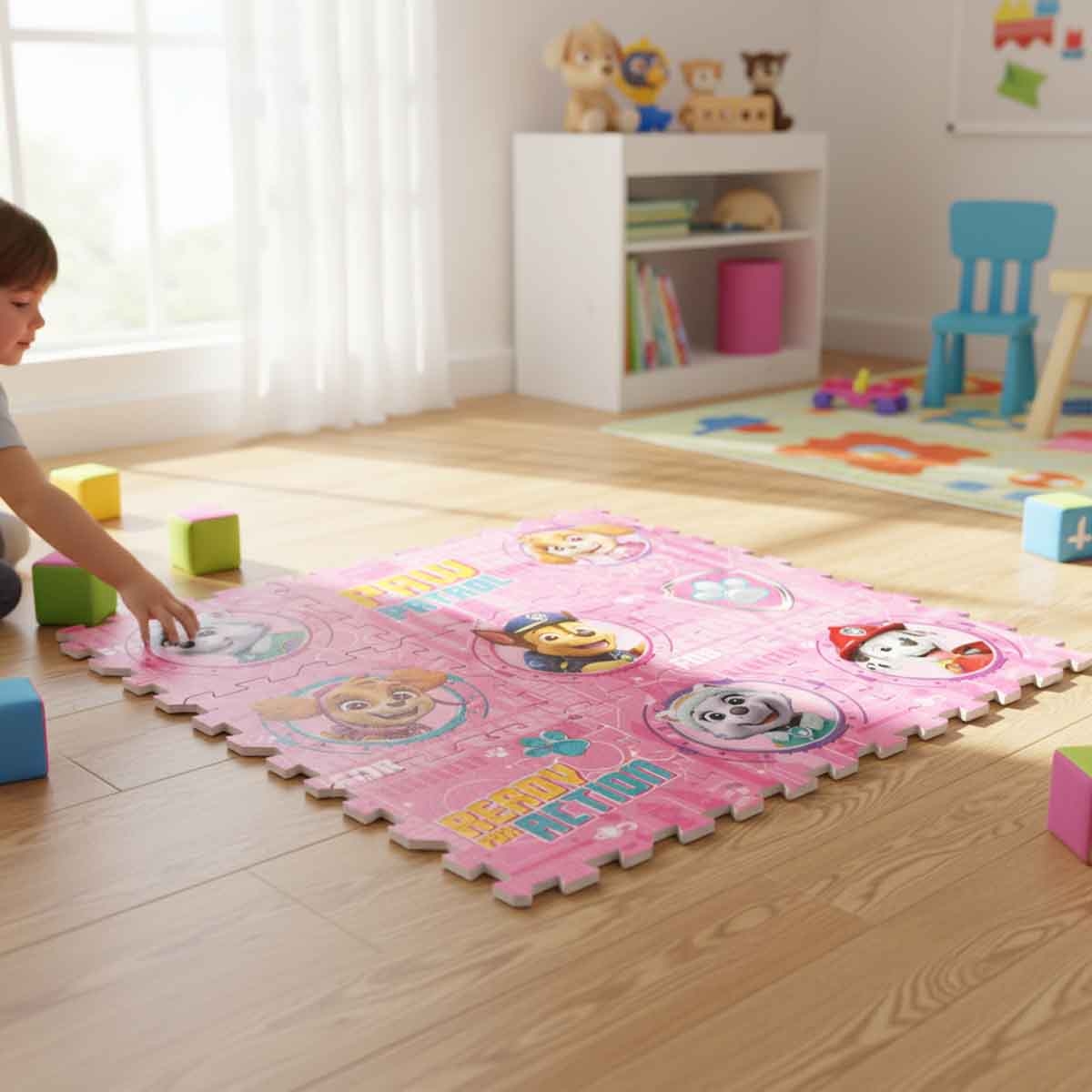 نيكيلوديون باو باترول حصيرة EVA مترابطة للأولاد، 3-4 سنوات