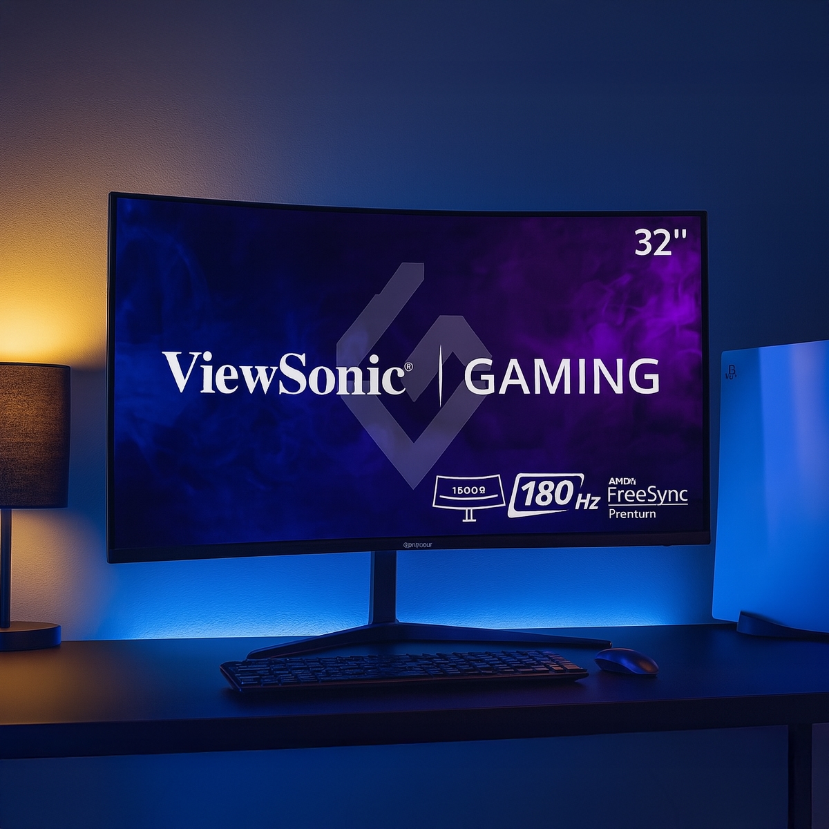 فيو سونيك شاشة ألعاب 32 إنش فول إتش دي 1080 بي بتقنية فري سينك