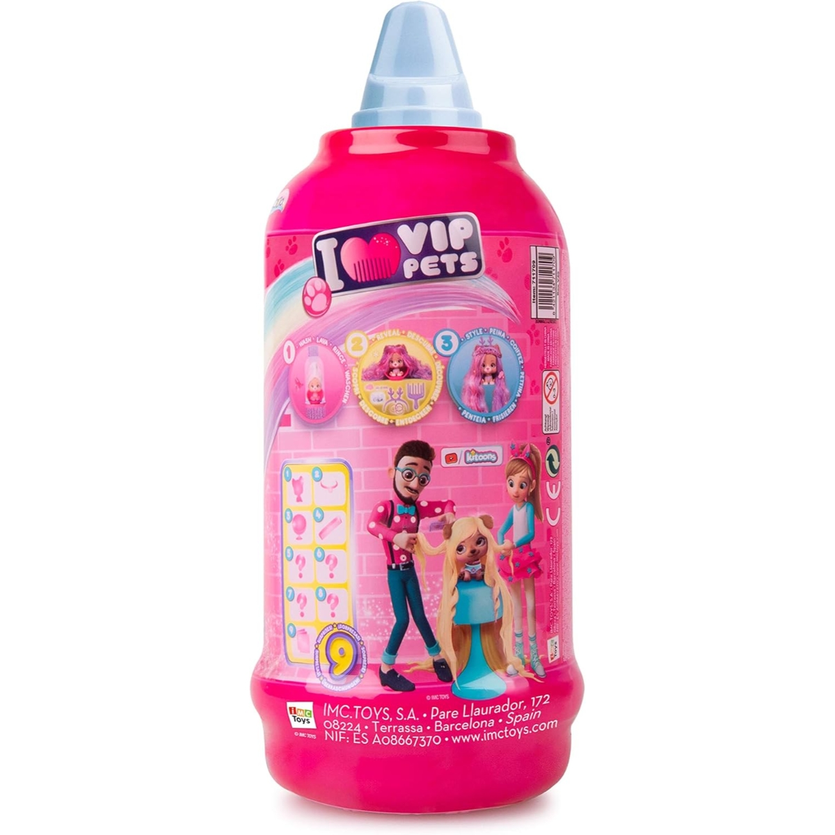 في آي بي بيتس السلسلة 1 فيقرز حيوانات متنوعة للبنات، 3-4 سنوات