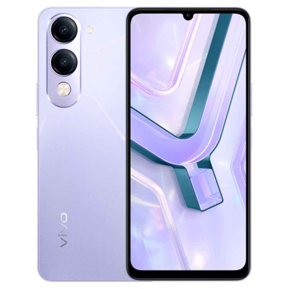 فيفو Y04s جوال أندرويد فور جي (رام 6 جيجابايت، تخزين 256 جيجابايت) – بنفسجي